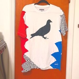 Staple Pigeon Graphic Tee - Red, Blue, Black, White